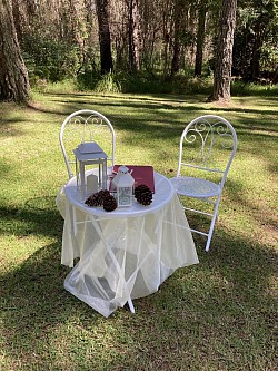 sign table and 2 chairs Bilpin