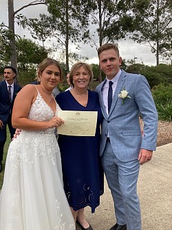Tayla and Connor windy wedding